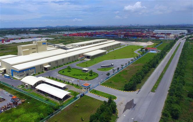 Góc nhìn trên cao Khu Công nghiệp Sông Công II - Thái Nguyên