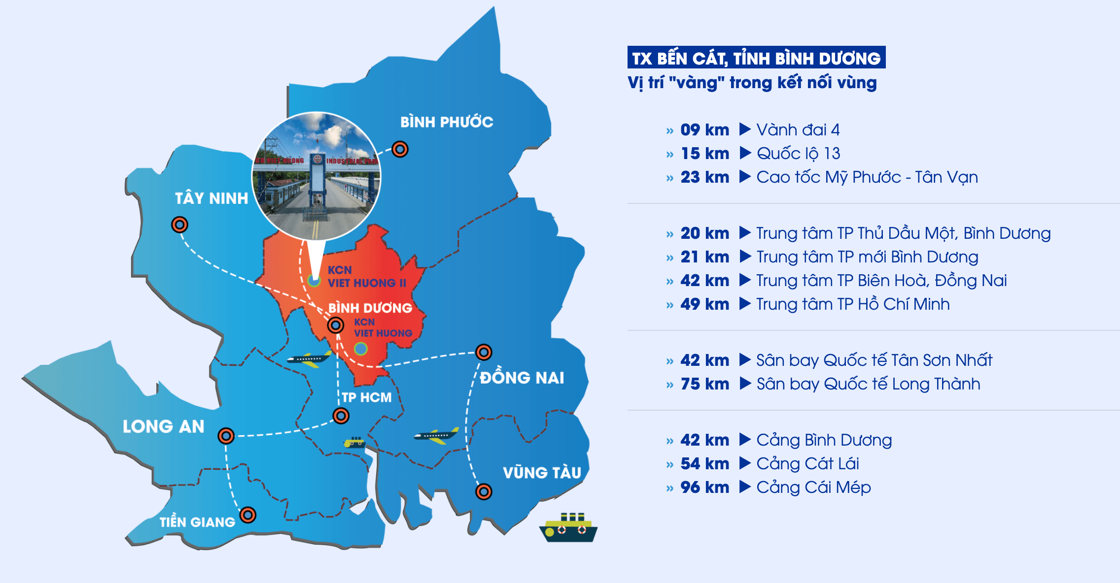 Vị trí Khu Công nghiệp Việt Hương 2