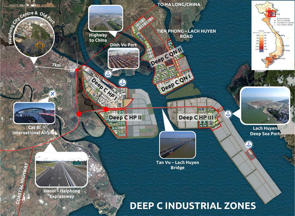 Bản đồ Khu công nghiệp Deep C II