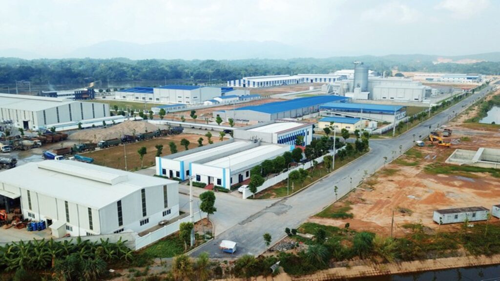 Góc nhìn trên cao Khu Công nghiệp Cẩm Khê - Phú Thọ