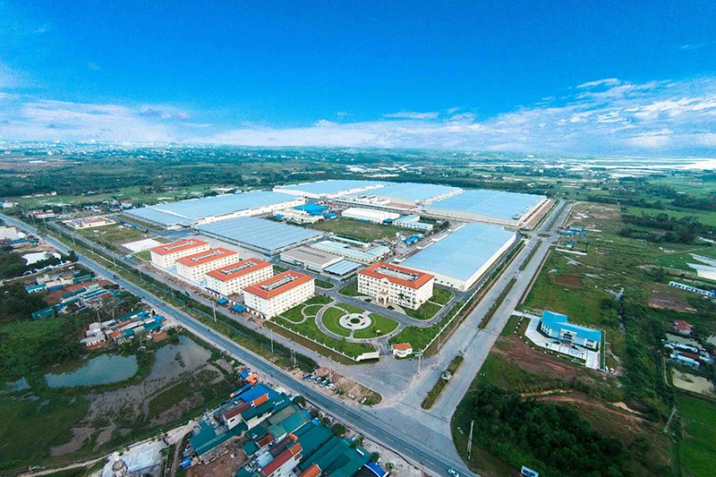 Góc nhìn trên cao Khu Công nghiệp Hải Yên - Quảng Ninh