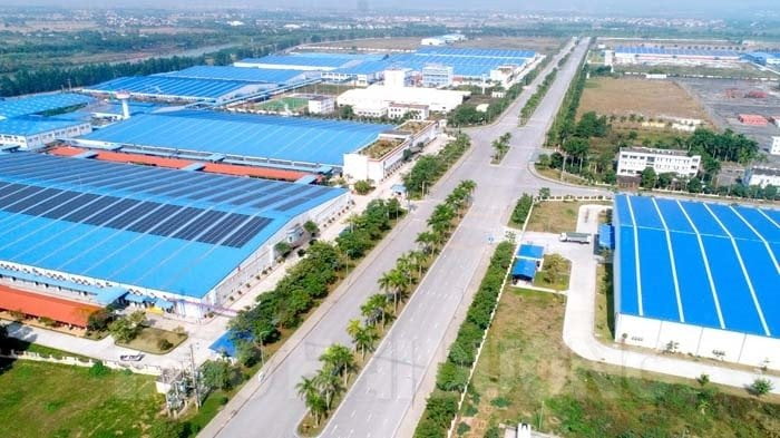 Góc nhìn trên cao KHU CÔNG NGHIỆP LAI VU