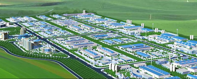 Diện tích khu công nghiệp Nomura