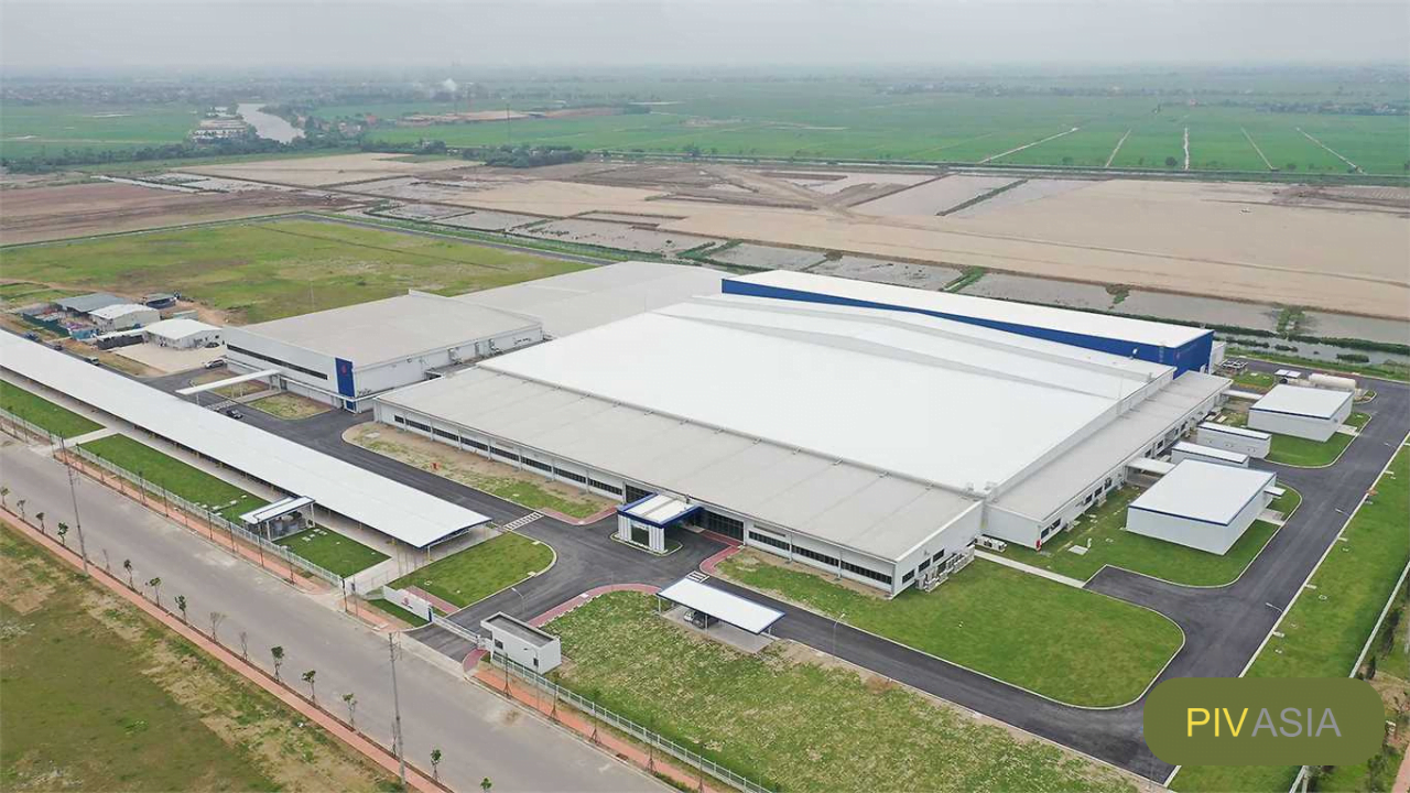 Góc nhìn từ trên cao KHU CÔNG NGHIỆP Tiền Hải - Thái Bình
