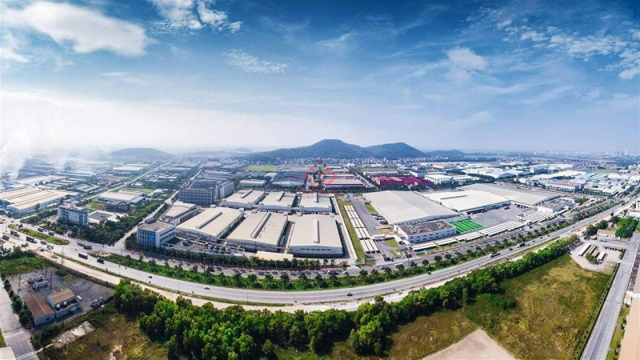 Góc nhìn trên cao Khu Công nghiệp Nam Phổ Yên - Thái Nguyên 