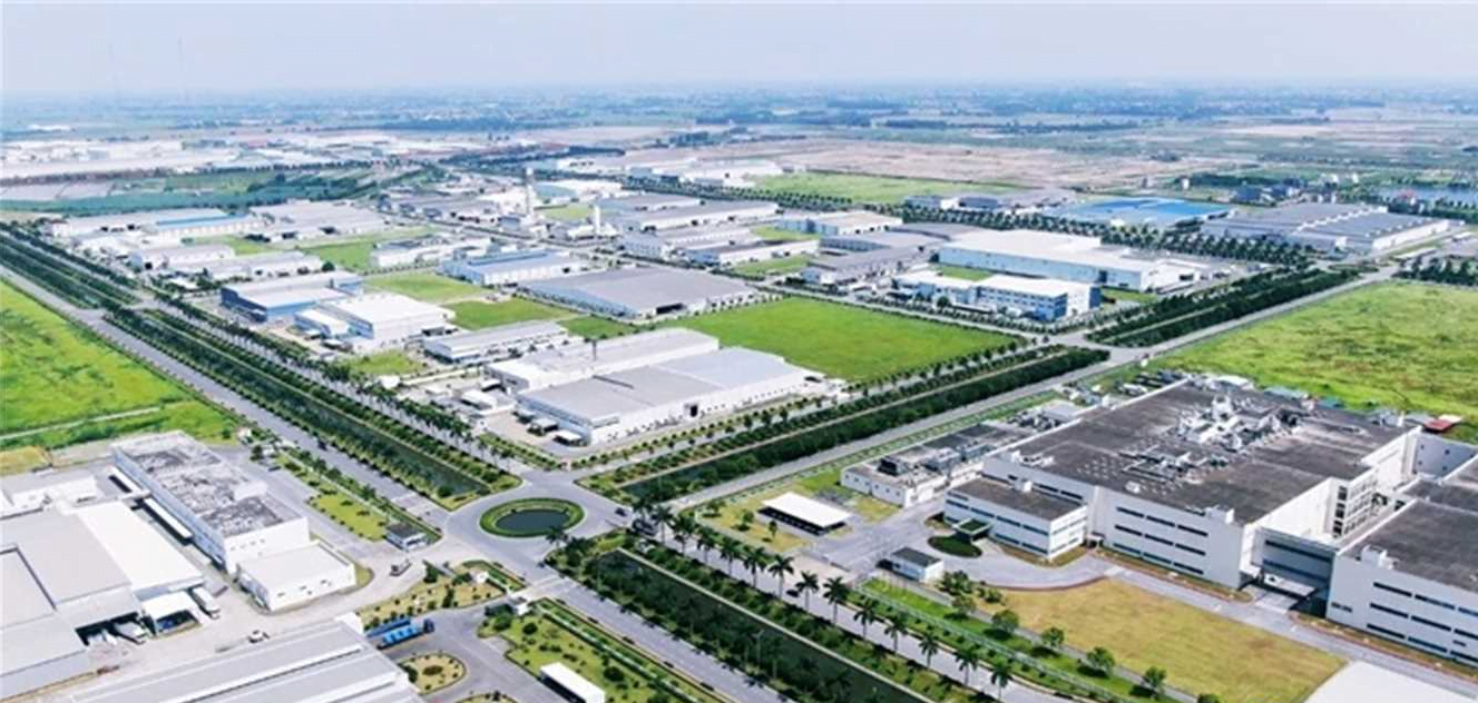 Góc nhìn trên cao Khu Công nghiệp Nam Phổ Yên - Thái Nguyên