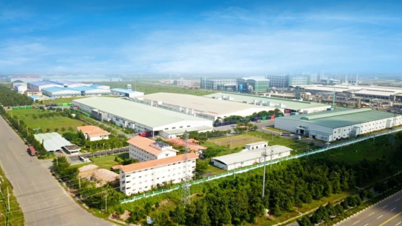 Góc nhìn trên cao KHU CÔNG NGHIỆP PHÚC ĐIỀN - HẢI DƯƠNG