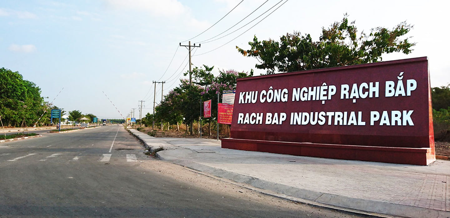 Cổng Khu Công nghiệp Rạch Bắp - An Điền