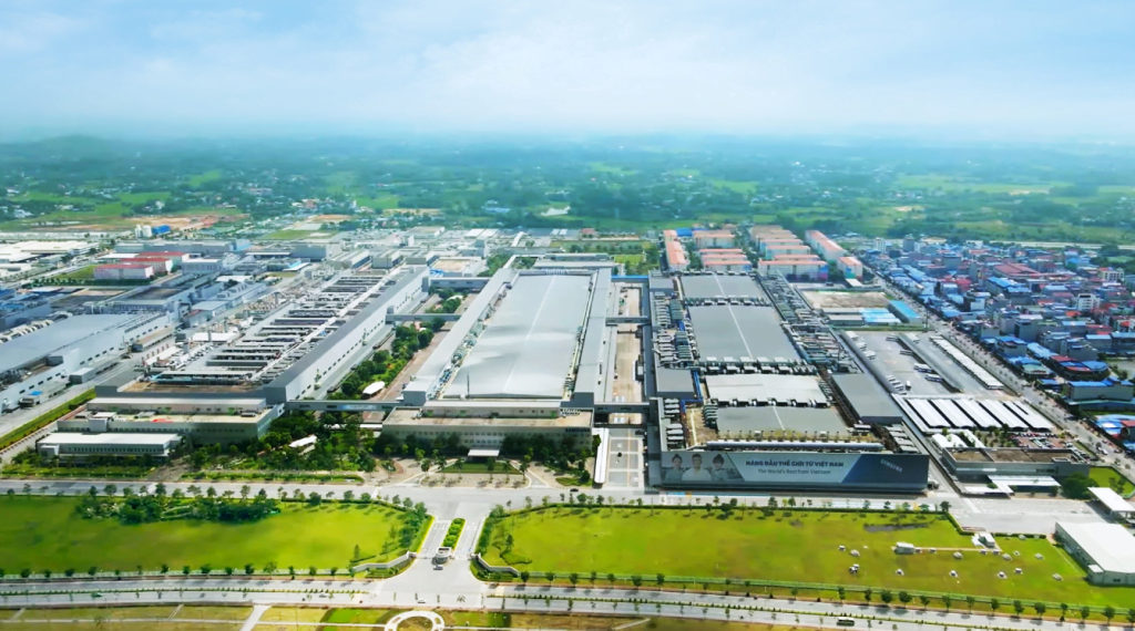 Góc nhìn trên cao Khu Công nghiệp Yên Bình