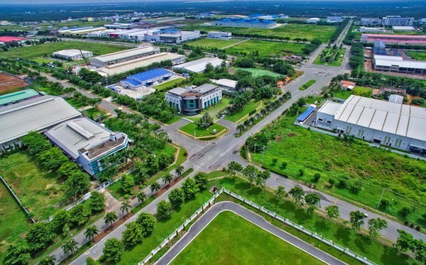 Góc nhìn trên cao Khu Công nghiệp Yên Bình - Thái Nguyên