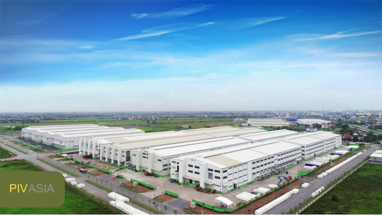 Aerial view of AN PHAT I INDUSTRIAL PARK - Hai Duong