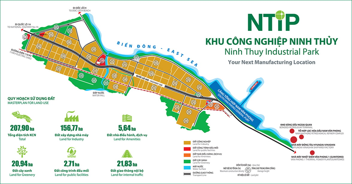 Bản đồ quy hoạch Khu công nghiệp Ninh Thủy