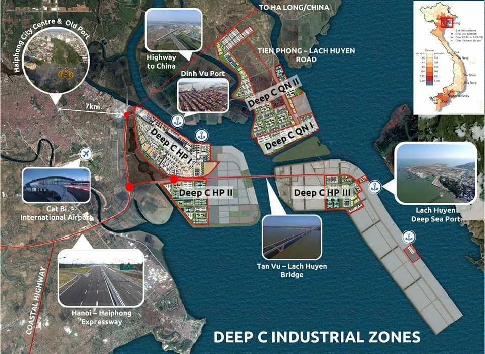 Map of Deep C II Industrial Park