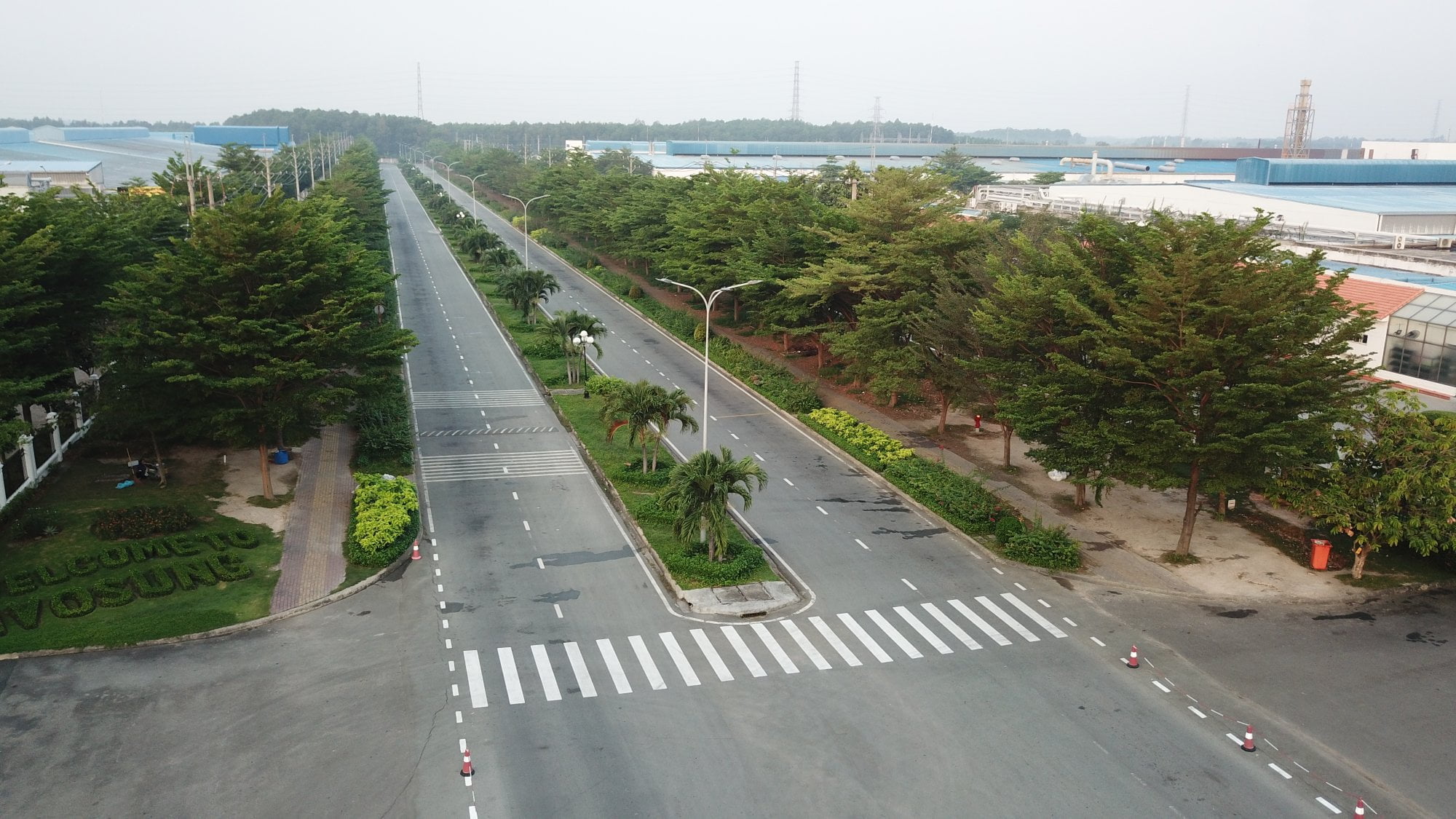 Internal road of Nhon Trach 5 Industrial Park