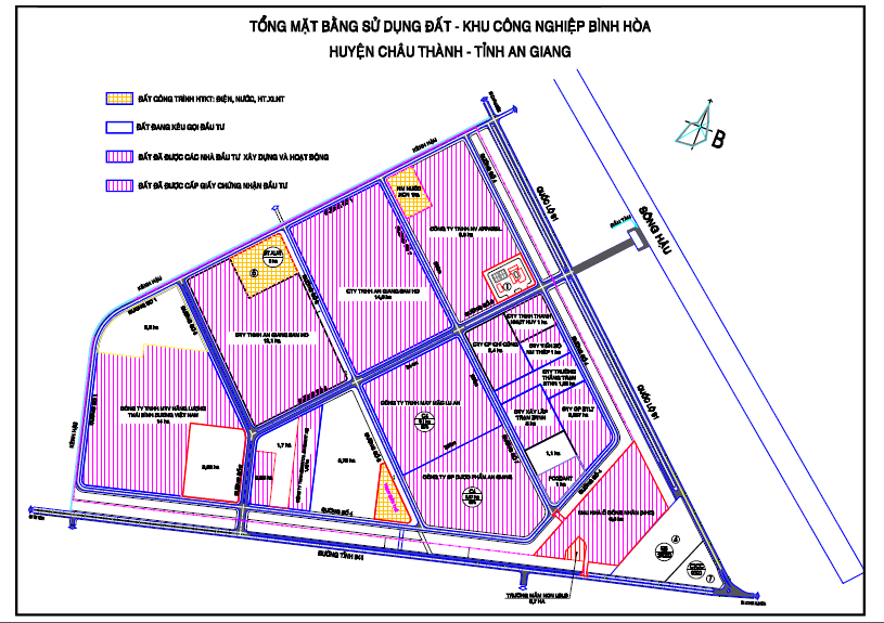 BẢN ĐỒ QUY HOẠCH KHU CÔNG NGHIỆP BÌNH HÒA