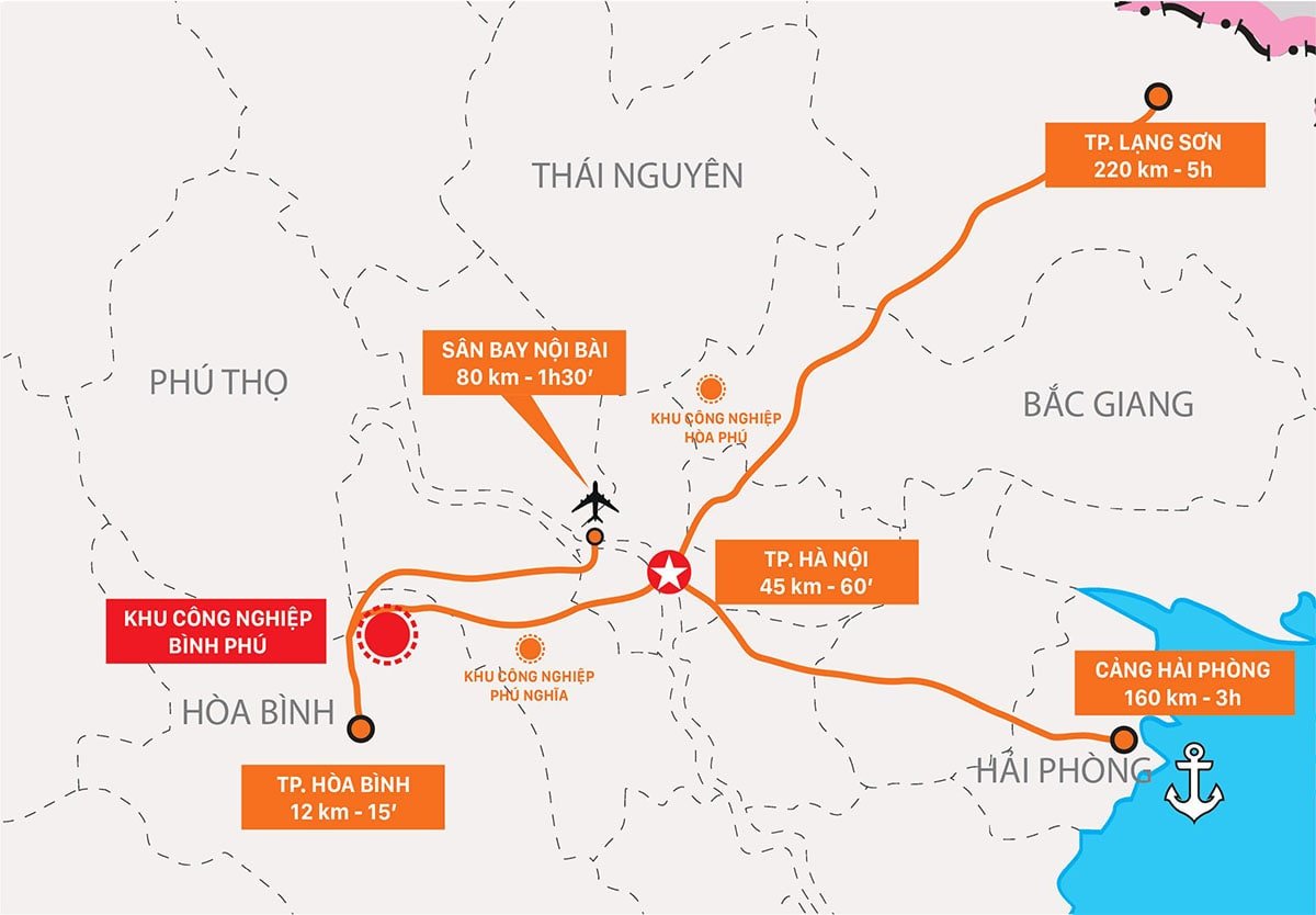 VỊ TRÍ KHU CÔNG NGHIỆP MÔNG HÓA