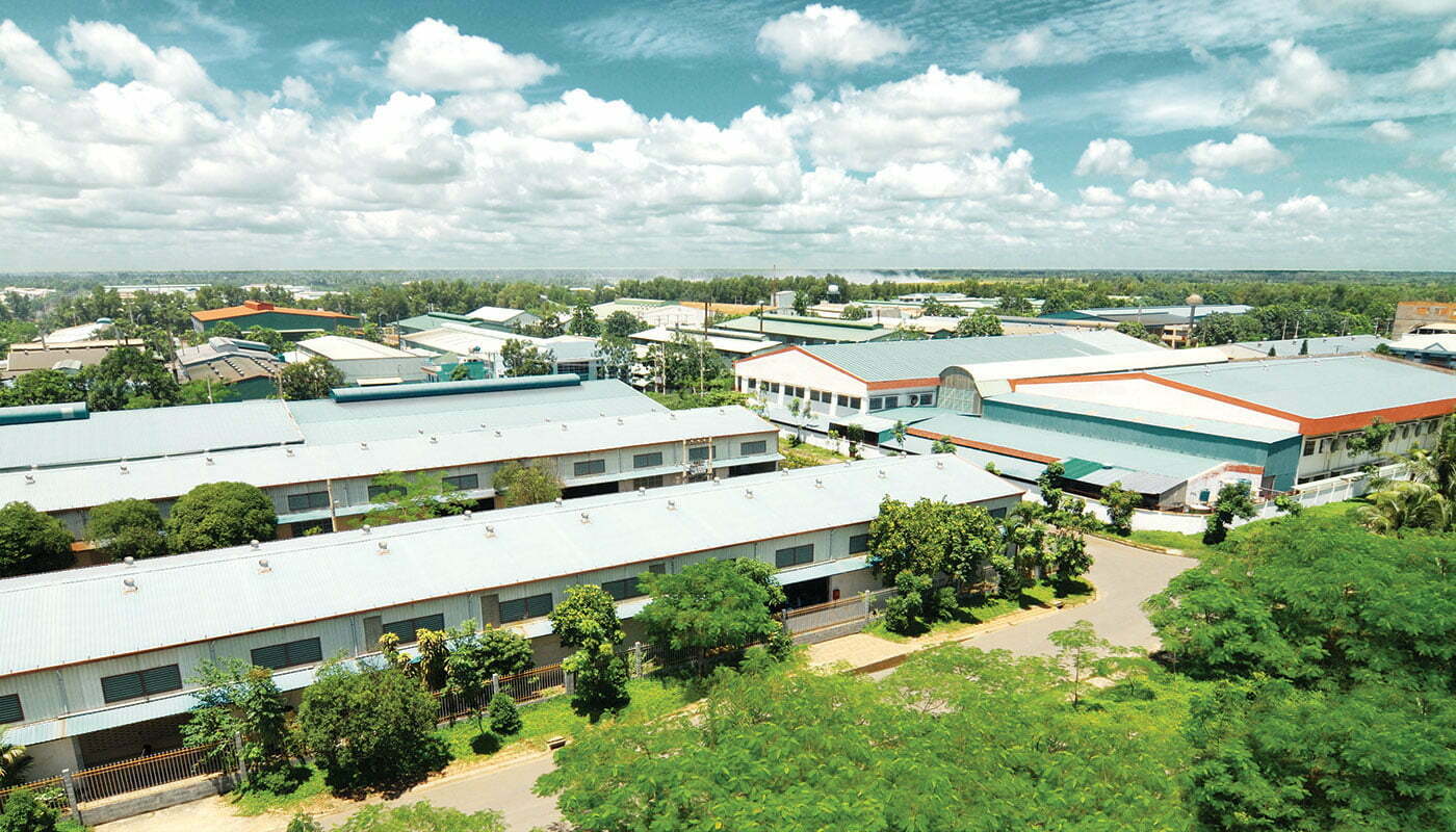 Aerial view of Le Minh Xuan Industrial Park - Ho Chi Minh City