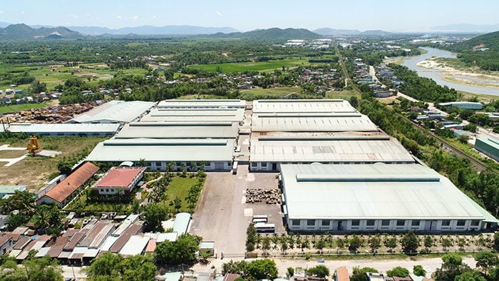 Góc nhìn trên cao Khu Công nghiệp Phú Tài