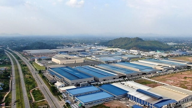 Góc nhìn trên cao Khu Công nghiệp Sạch