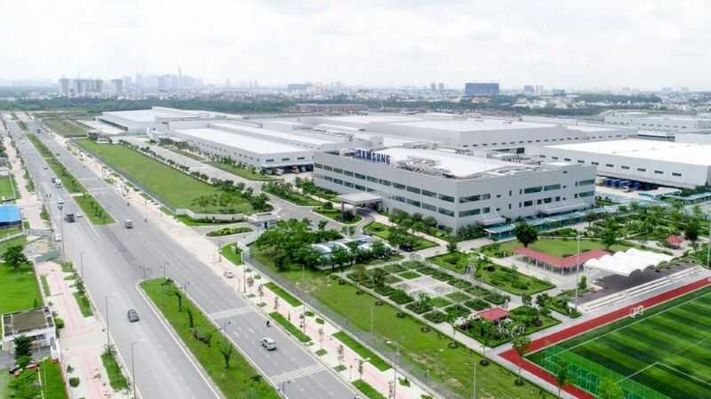 Góc nhìn trên cao Khu Công nghiệp Chơn Thành II