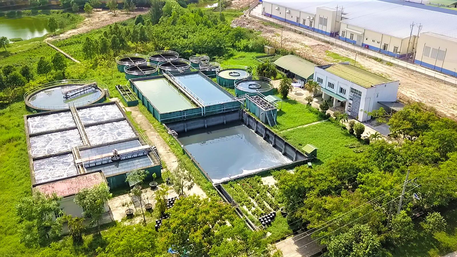 Trạm xử lý nước thải tập trung KCN Phú Bài
