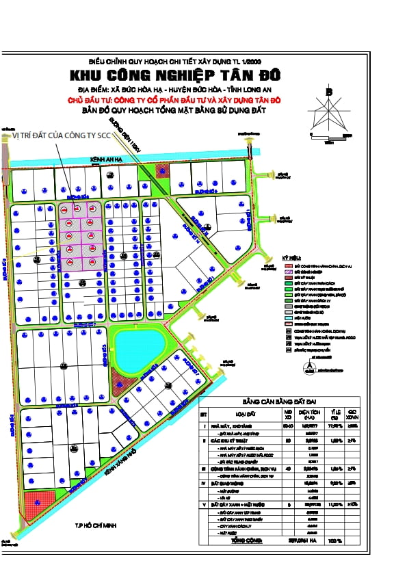 BẢN ĐỒ QUY HOẠCH KHU CÔNG NGHIỆP TÂN ĐÔ