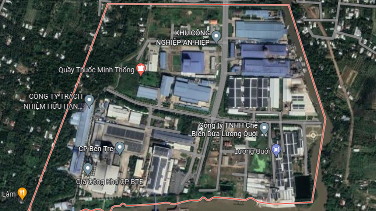 VỊ TRÍ KHU CÔNG NGHIỆP AN HIỆP