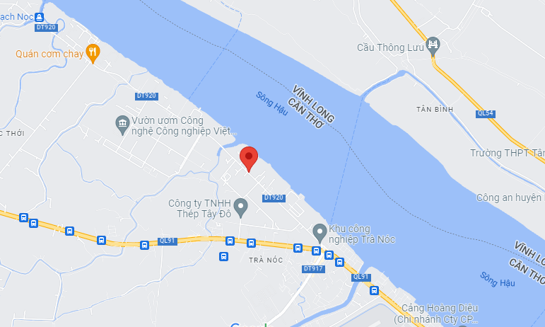 VỊ TRÍ KHU CÔNG NGHIỆP TRÀ NÓC II