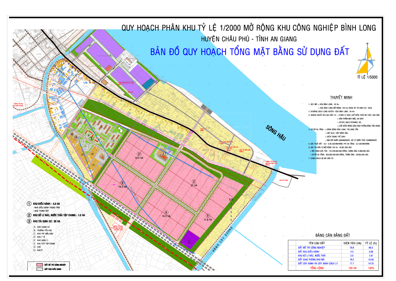 BẢN ĐỒ QUY HOẠCH KHU CÔNG NGHIỆP BÌNH LONG