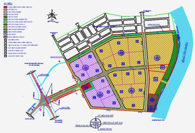 BẢN ĐỒ QUY HOẠCH KHU CÔNG NGHIỆP TÂN KIM MỞ RỘNG