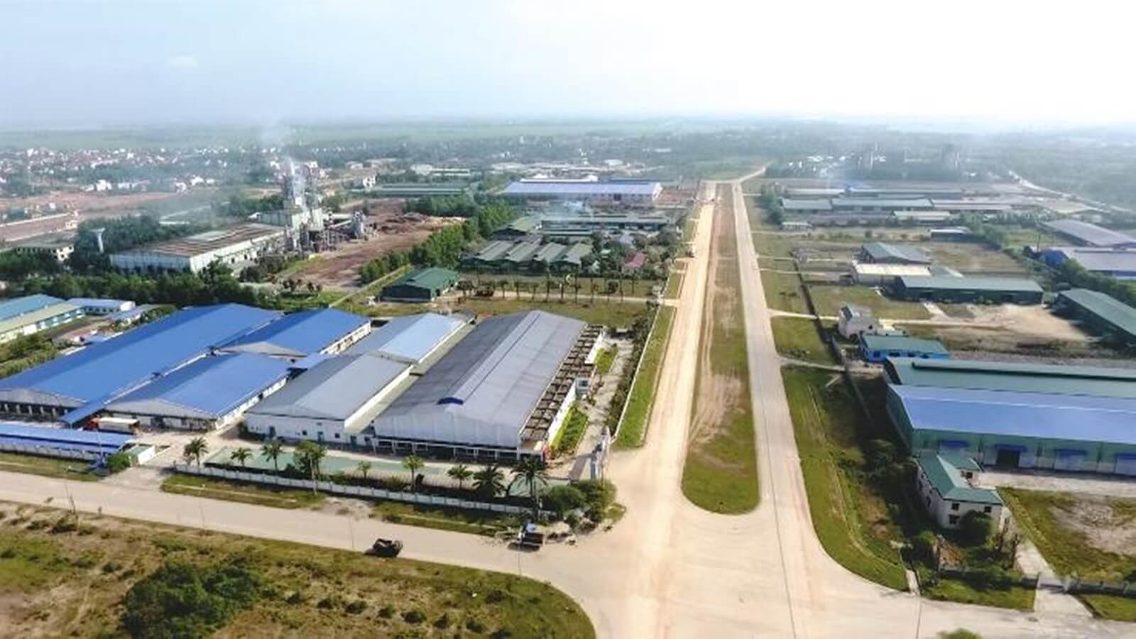 Góc nhìn trên cao Khu Công nghiệp Tri Lễ