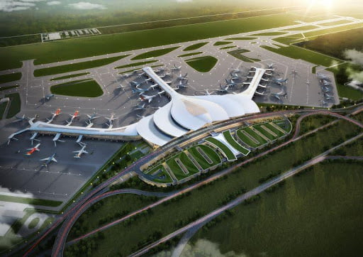 ロンタイン国際空港完成予想図