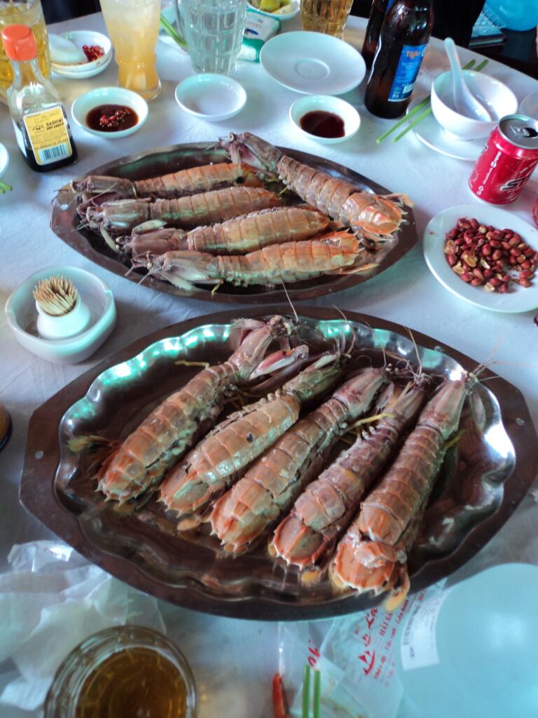 近海で獲れた新鮮なシーフード