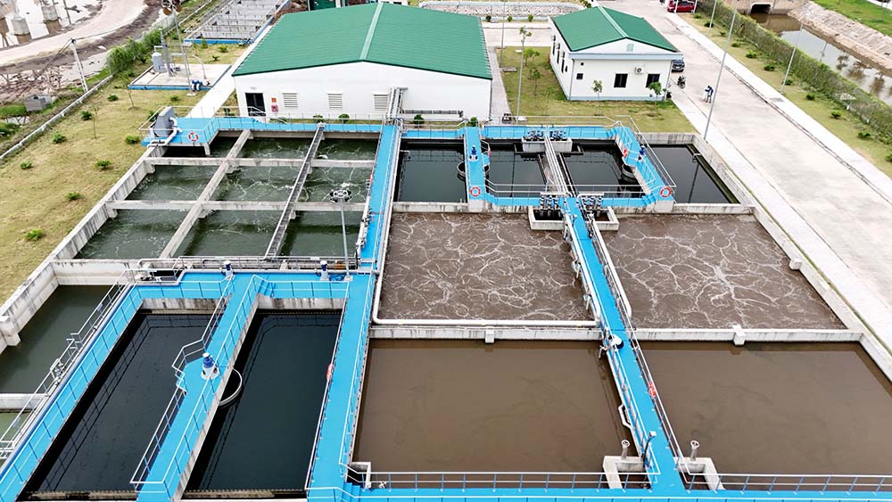 Nhà máy xử lý nước thải tập trung của Khu công nghiệp Liên Hà Thái