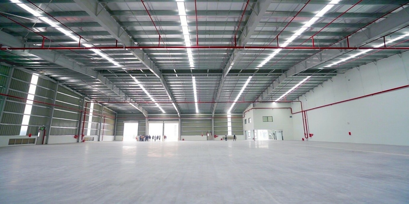 Hệ thống nhà xưởng có trang bị thiết bị phòng cháy chữa cháy